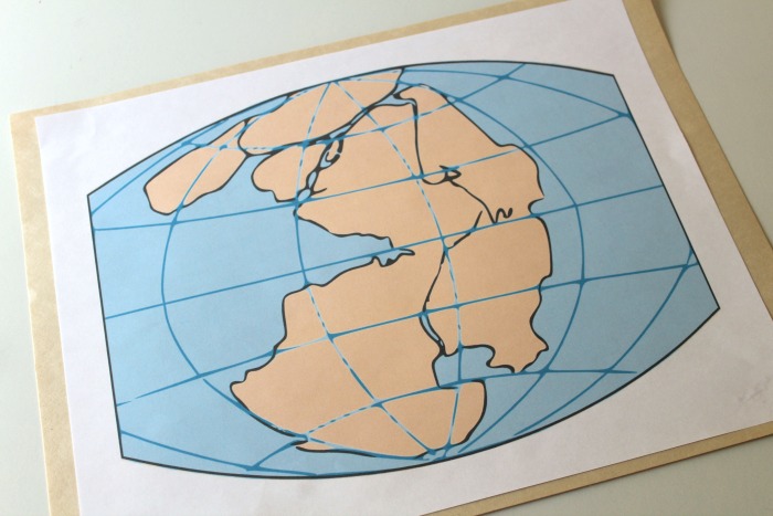 Making a Pangaea Puzzle