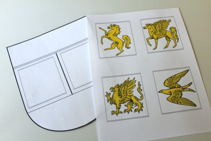 Coat of Arms Printable Craft