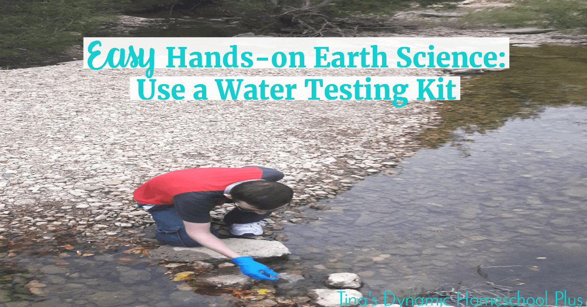 Easy Hands on Earth Science Using a Water Testing Kit. Can't get any more easier than this. Click here to grab this kit.