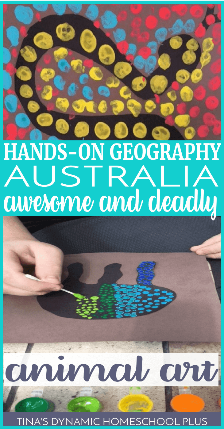 Learning about continents is a way to learn more about our world and its geography as we homeschool. This Australia awesome and deadly animal art activity is not only fun but it gives kids a chance to learn about science too. Click here to do this fun activity if you’re doing a unit study about Australia.