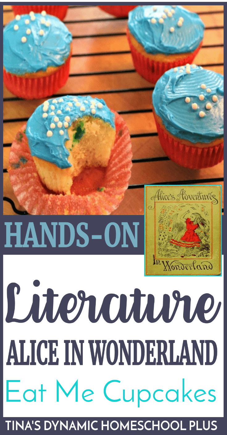 If you're looking for a fun and easy hands on idea to go with learning about Alice in Wonderland, your kids will love these Eat Me Cupcakes. Click here to see how to make them. Yum!