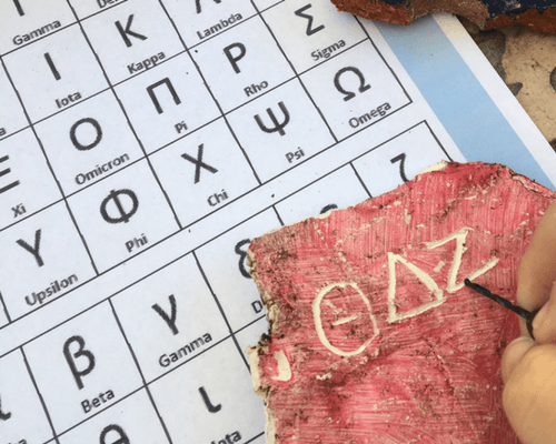 Making Letters in Greek Pottery