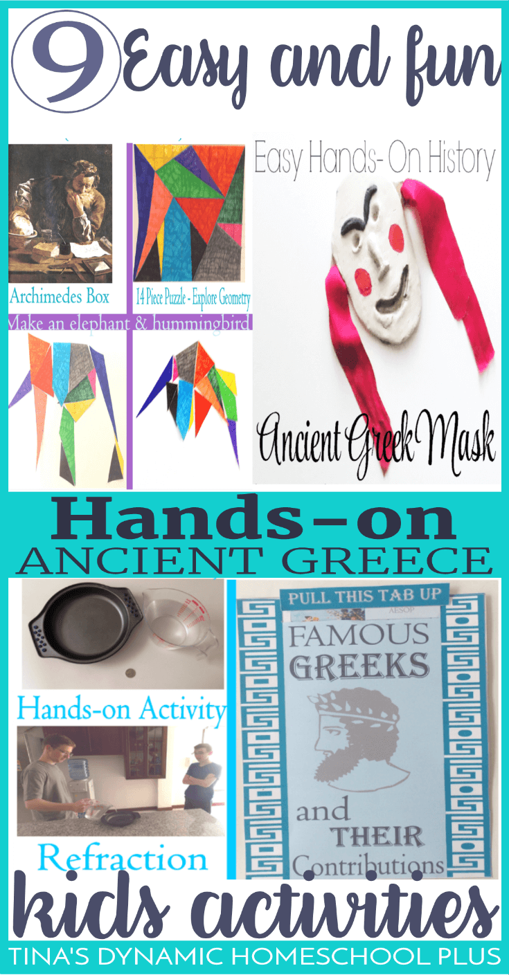 9 Easy and Fun Hands On Ancient Greece Kids Activities. Click here to grab them!