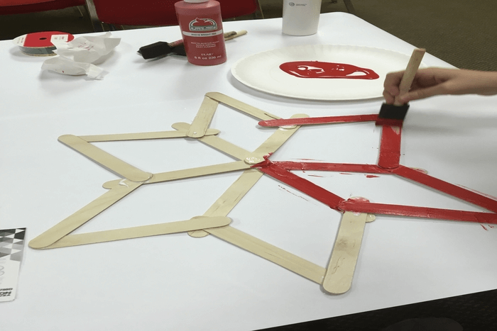 Painting a Geometric Snowflake