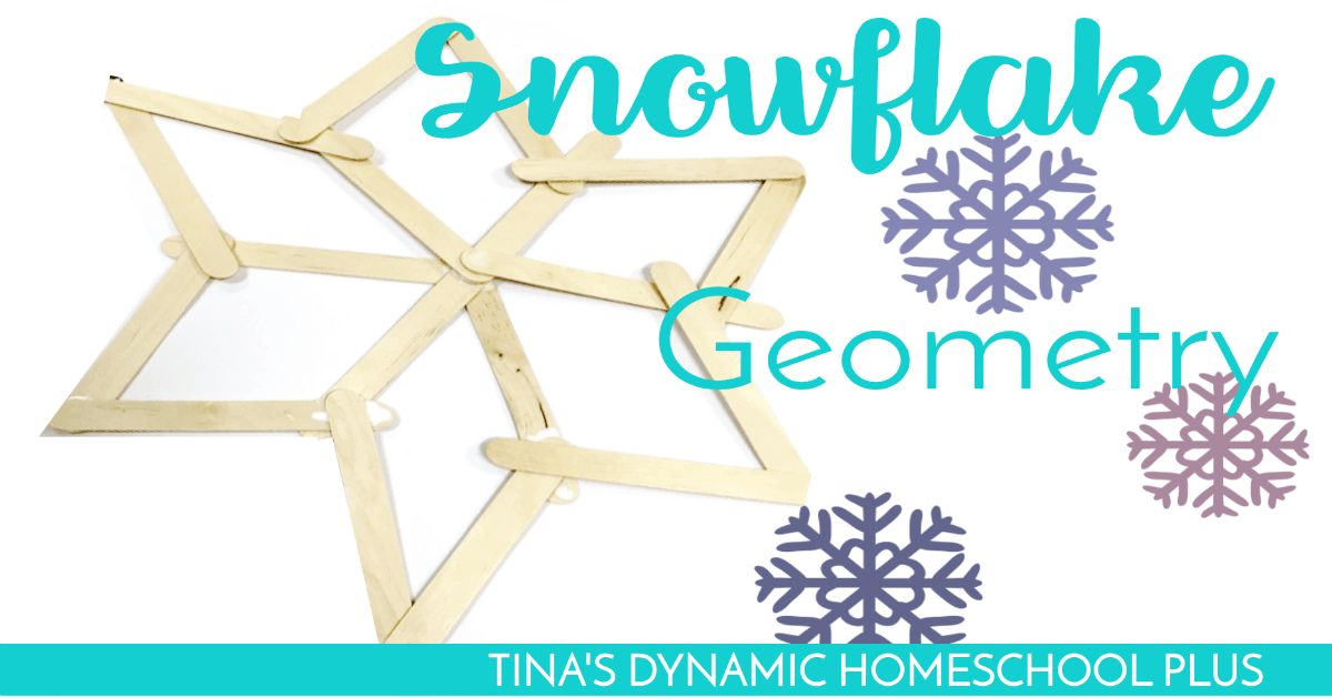 Hands-On Math: Fun and Easy Snowflake Geometry. With the onset of winter weather, we’ve experienced the first few snow flurries in our area. Add a bit of math and science together to make these easy snowflakes and study a bit of geometry too. CLICK HERE to make this easy hands-on math craft!