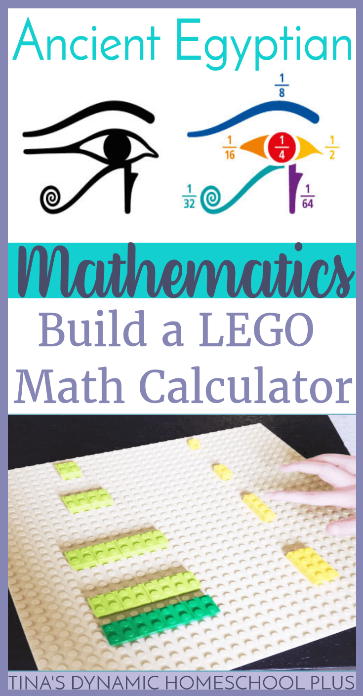 Ancient Egyptian Mathematics: Build a LEGO Math Calculator. Ancient Egypt was an advanced society. We know that from the structures and texts left behind. The Great Pyramids are one of many structures that are considered marvels in engineering and mathematics for the time. Your kids will love this fun hands-on math activity. You can create your own Ancient Egyptian Calculator using Lego bricks. Click here to see how!