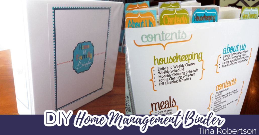 DIY Easy Home Management Binder Tina s Dynamic Homeschool Plus