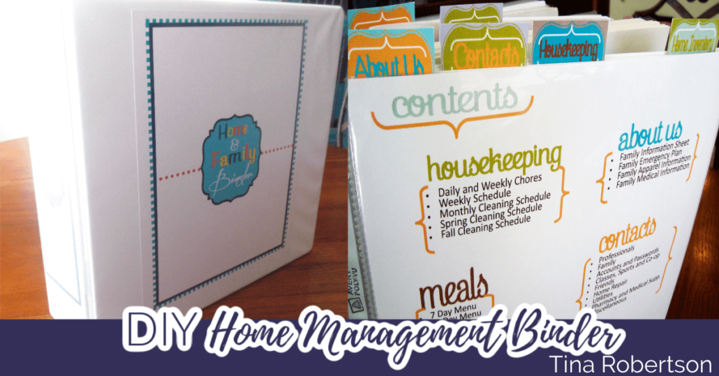 DIY Easy Home Management Binder