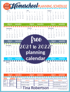 2021-2022 Beautiful Homeschool Planning Forms