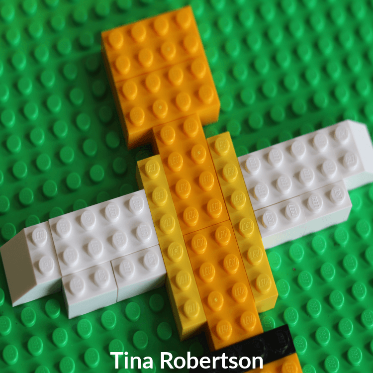 Labeling Parts of a Honey Bee LEGO Fun Activity For Kids