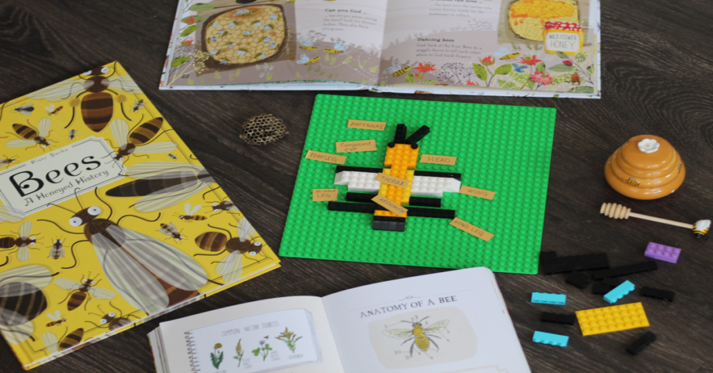 Labeling Parts of a Honey Bee LEGO Fun Activity For Kids