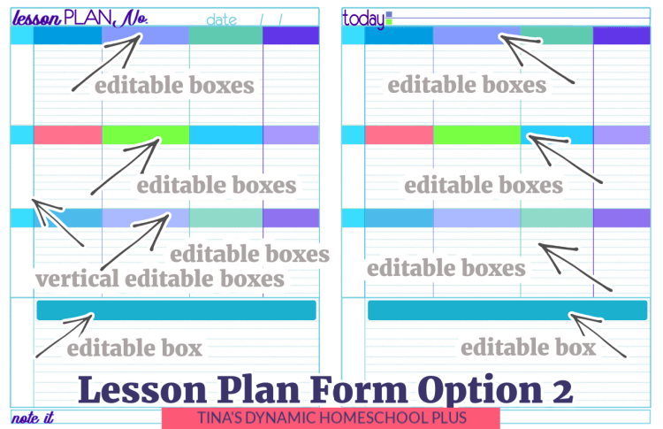 The Best Colorful Undated Dynamic Daily Homeschool Planner